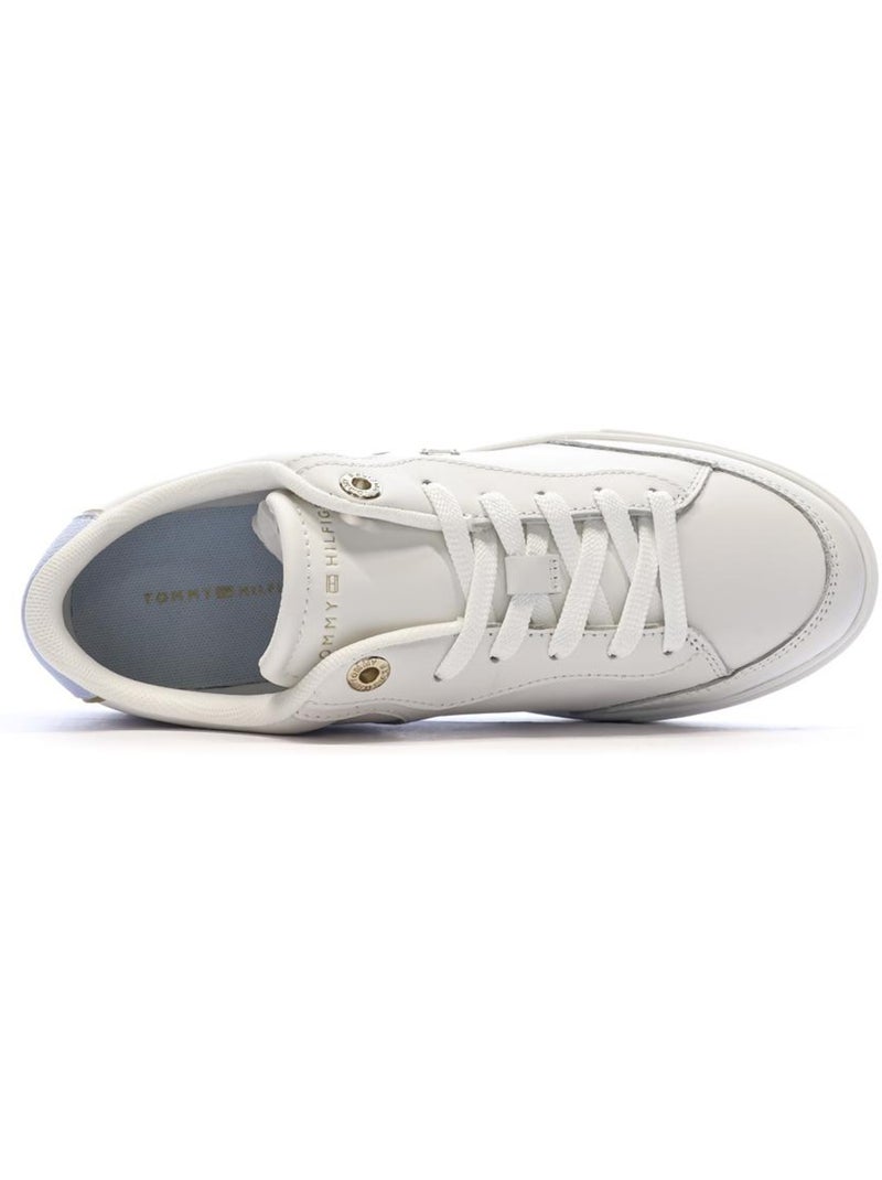 Sapatilhas Brancas Essenciais Chic Tommy Hilfiger para Mulher Branco - Kiabi