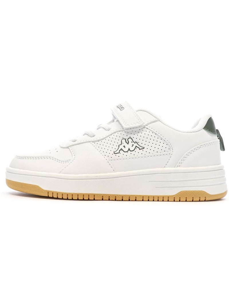 Sapatilhas brancas kappa falcon para menino Branco Verde - Kiabi