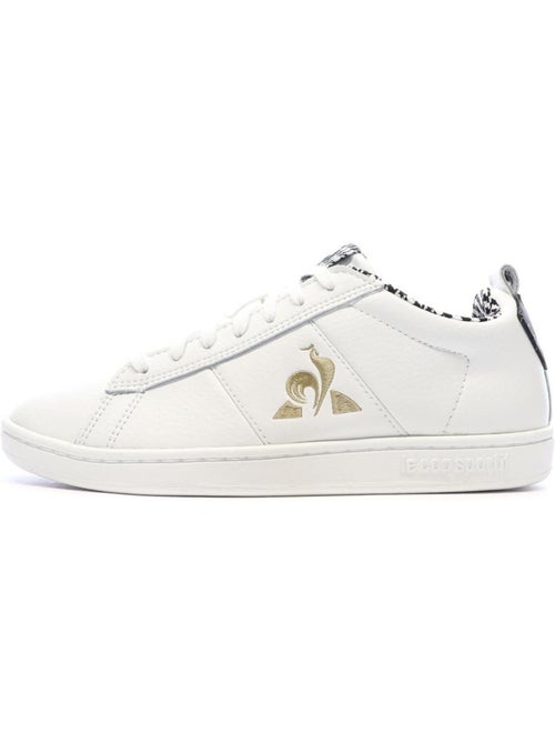 Sapatilhas Brancas Le Coq Sportif Court Classic para Mulher - Kiabi Sapatilhas Brancas Le Coq Sportif Court Classic para Mulher - Kiabi