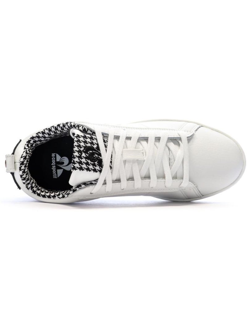 Sapatilhas Brancas Le Coq Sportif Court Classic para Mulher Branco - Kiabi