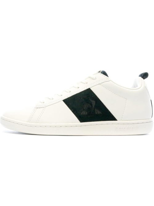 Sapatilhas Brancas Le Coq Sportif Courtclassic Peach Skin para Menino - Kiabi