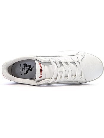 Sapatilhas brancas masculinas le coq sportif courtgalo
