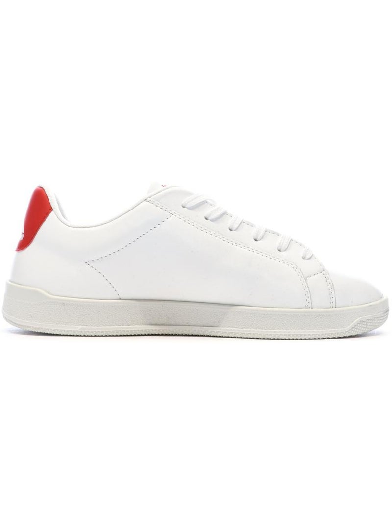Sapatilhas Brancas Masculinas Le Coq Sportif Courtgalo Branco - Kiabi