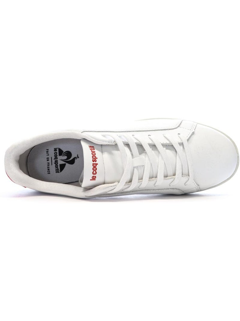 Sapatilhas brancas masculinas le coq sportif courtgalo Branco - Kiabi