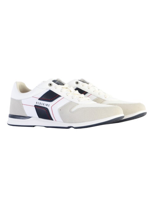 Sapatilhas Brancas Masculinas Redskins Adjoint - Kiabi Sapatilhas Brancas Masculinas Redskins Adjoint - Kiabi