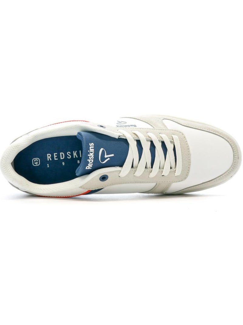 Sapatilhas Brancas Masculinas Redskins Decisif Branco - Kiabi