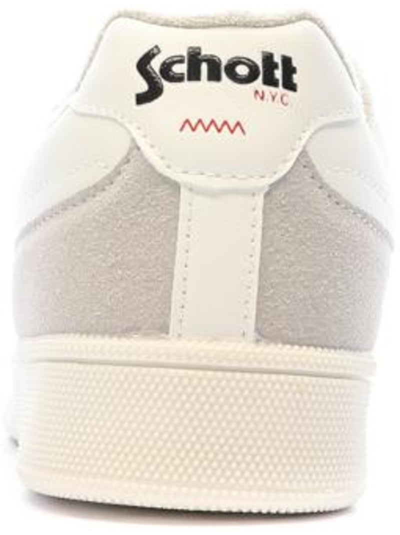 Sapatilhas Brancas Masculinas Schott Titan Branco - Kiabi