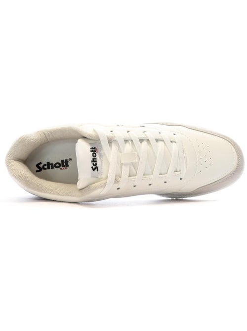 Sapatilhas Brancas Masculinas Schott Titan - Kiabi Sapatilhas Brancas Masculinas Schott Titan - Kiabi