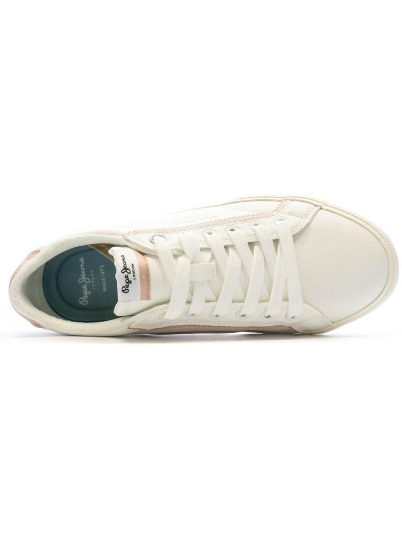 Sapatilhas Brancas Pepe Jeans Kenton para Mulher Branco - Kiabi
