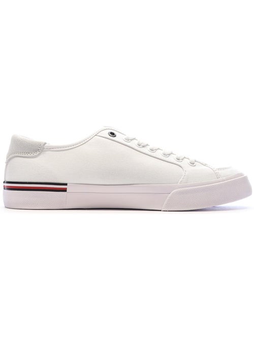 Sapatilhas Brancas Tommy Hilfiger Core Corporate Vulc para Homem - Kiabi Sapatilhas Brancas Tommy Hilfiger Core Corporate Vulc para Homem - Kiabi