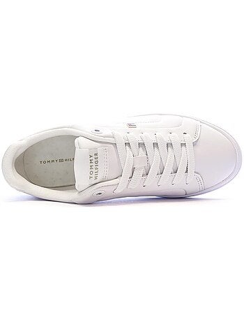 Sapatilhas Brancas Tommy Hilfiger Icon Court para Mulher