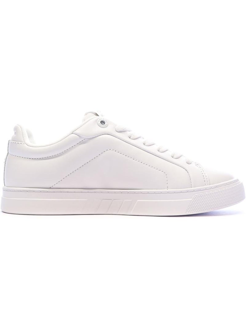 Sapatilhas Brancas Tommy Hilfiger Icon Court para Mulher Branco - Kiabi