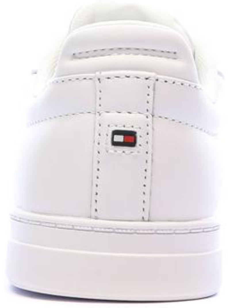 Sapatilhas Brancas Tommy Hilfiger Icon Court para Mulher Branco - Kiabi