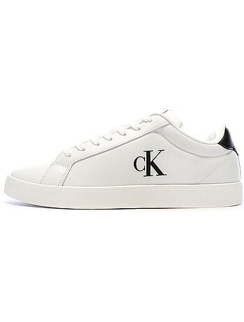 Sapatilhas Calvin Klein Jeans 3 Cupsole para Homem Brancas/Pretas