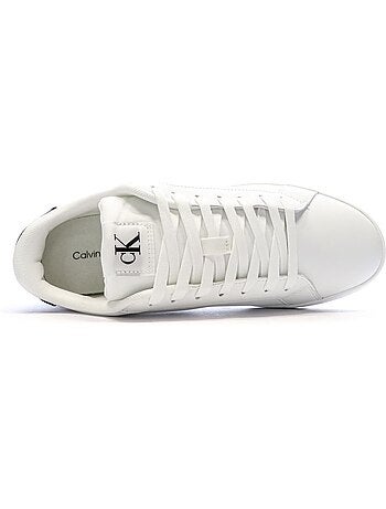 Sapatilhas Calvin Klein Jeans 3 Cupsole para Homem Brancas/Pretas