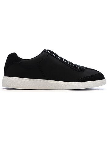 Sapatilhas Calvin Klein Jeans Low Cupsole com Atacadores para Homem em Preto