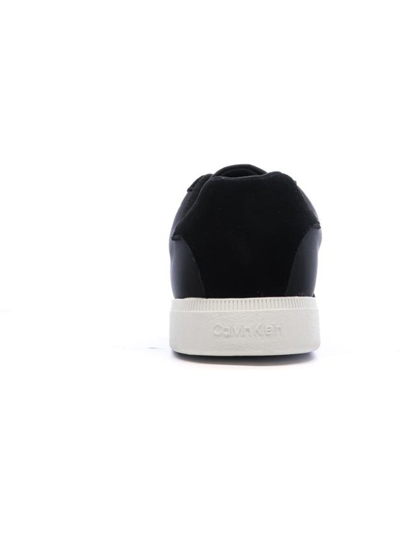 Sapatilhas Calvin Klein Jeans Low Cupsole com Atacadores para Homem em Preto Preto - Kiabi