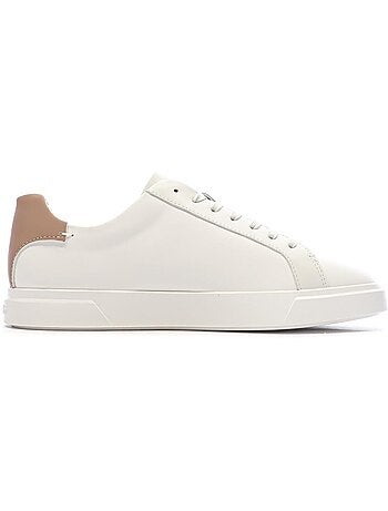 Sapatilhas Calvin Klein Jeans Low Pro Cups Branco/Rosa para Mulher
