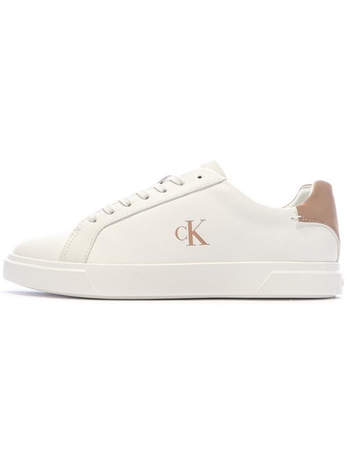 Sapatilhas Calvin Klein Jeans Low Pro Cups Branco/Rosa para Mulher - Kiabi Sapatilhas Calvin Klein Jeans Low Pro Cups Branco/Rosa para Mulher - Kiabi