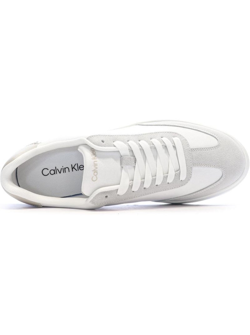 Sapatilhas calvin klein jeans low prof para homem branco/taupe Branco - Kiabi