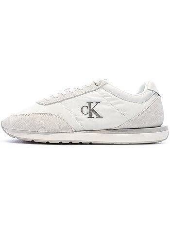 Sapatilhas Calvin Klein Jeans Retros Branco/Cinzento para Homem