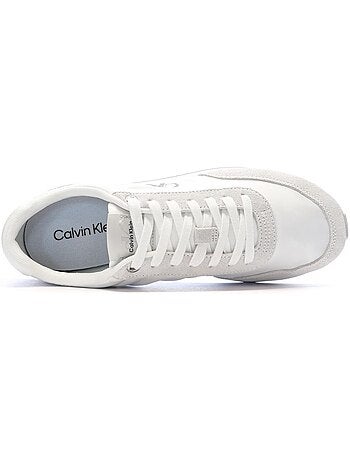 Sapatilhas Calvin Klein Jeans Retros Branco/Cinzento para Homem