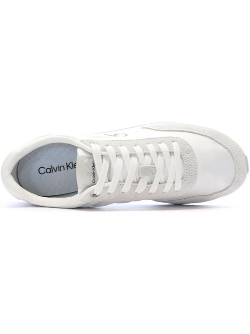 Sapatilhas Calvin Klein Jeans Retros Branco/Cinzento para Homem - Kiabi Sapatilhas Calvin Klein Jeans Retros Branco/Cinzento para Homem - Kiabi