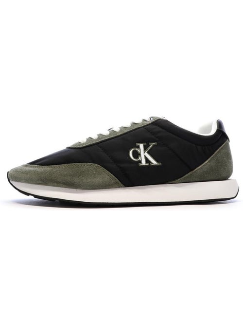 Sapatilhas Calvin Klein Jeans Retros para Homem em Preto/Caqui - Kiabi Sapatilhas Calvin Klein Jeans Retros para Homem em Preto/Caqui - Kiabi