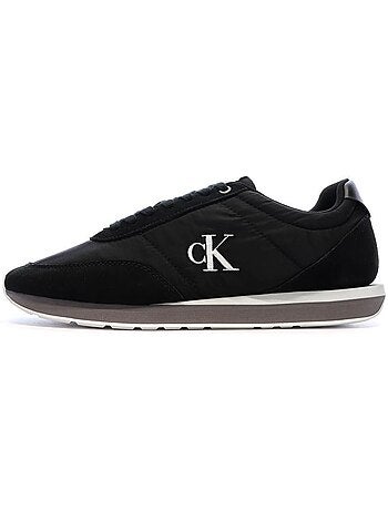 Sapatilhas Calvin Klein Jeans Retros Preto/Branco para Homem