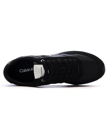 Sapatilhas Calvin Klein Jeans Retros Preto/Branco para Homem