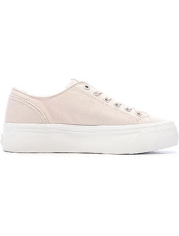 Sapatilhas Calvin Klein Jeans Vulc para Mulher com Rosas