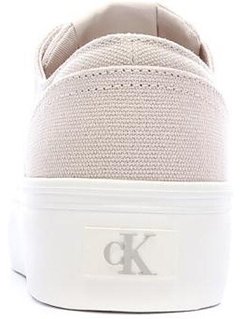 Sapatilhas calvin klein jeans vulc rosa claro para mulher