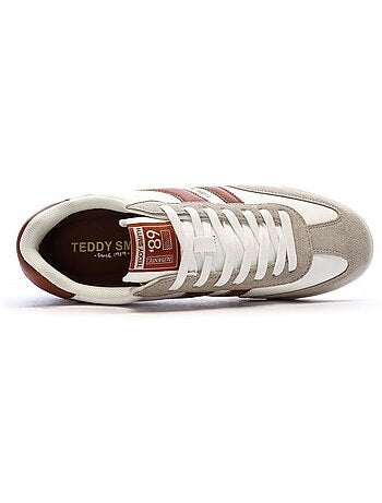 Sapatilhas Castanhas e Brancas para Homem Teddy Smith 120503