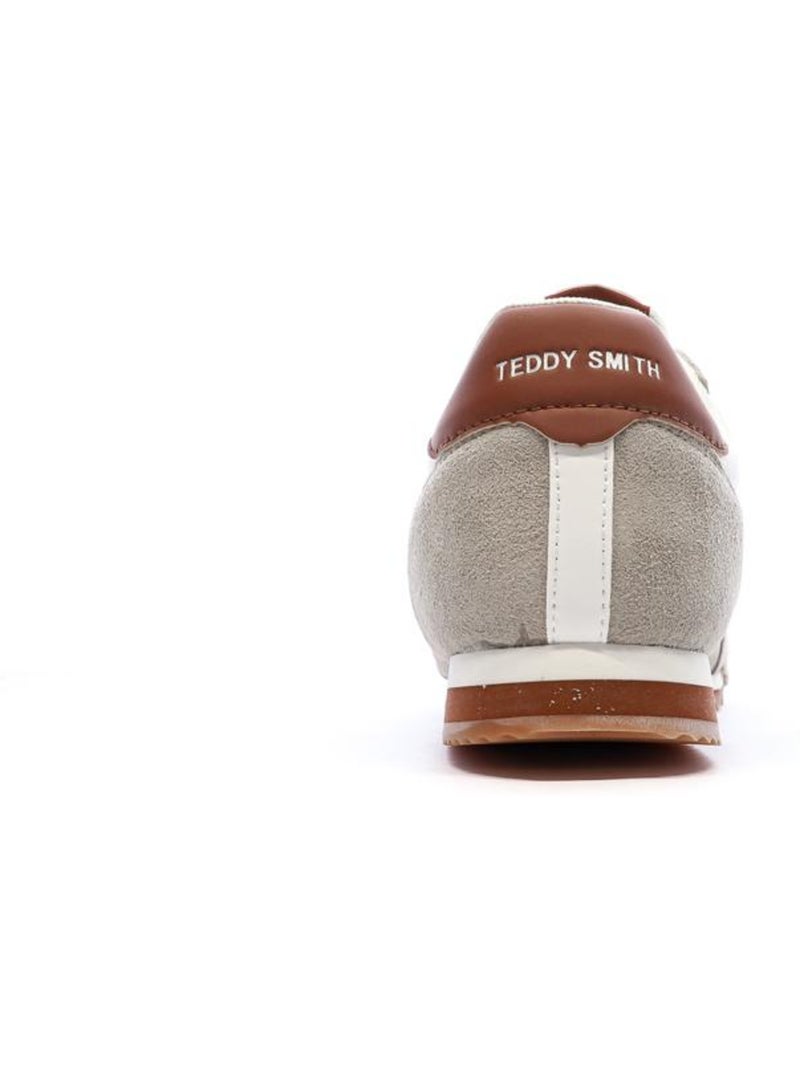 Sapatilhas Castanhas e Brancas para Homem Teddy Smith 120503 Branco - Kiabi