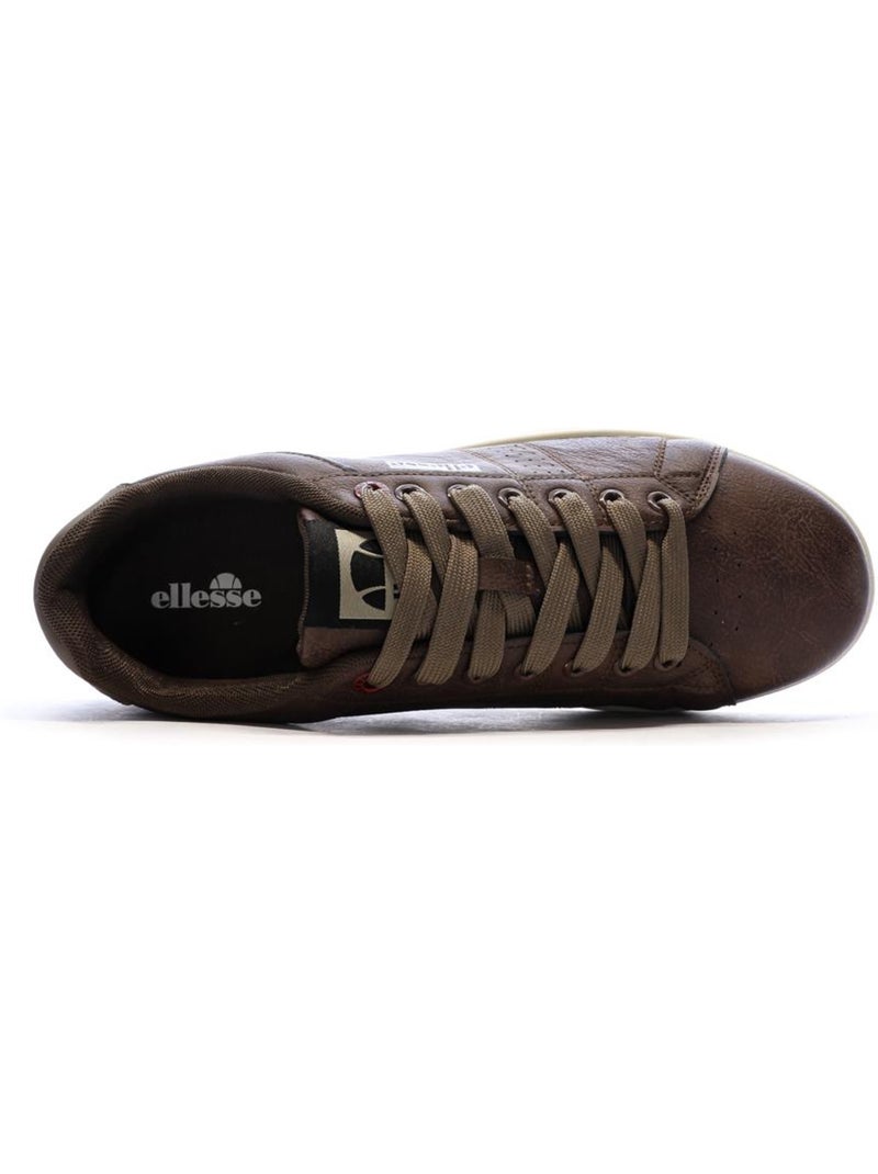 Sapatilhas Castanhas Ellesse Pansit para Homem Castanho-capuccino - Kiabi