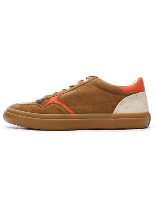 Sapatilhas Castanhas Masculinas Pepe Jeans Travis City - Kiabi Sapatilhas Castanhas Masculinas Pepe Jeans Travis City - Kiabi