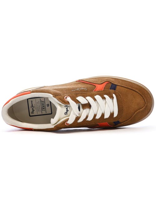 Sapatilhas Castanhas Masculinas Pepe Jeans Travis City - Kiabi Sapatilhas Castanhas Masculinas Pepe Jeans Travis City - Kiabi