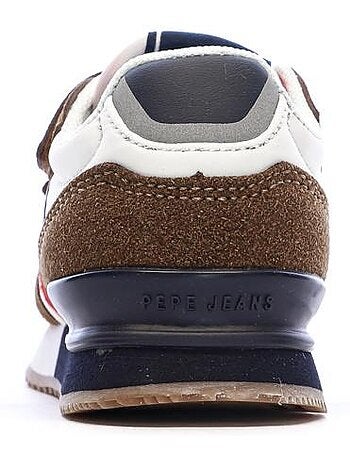 Sapatilhas castanhas para menino pepe jeans london life