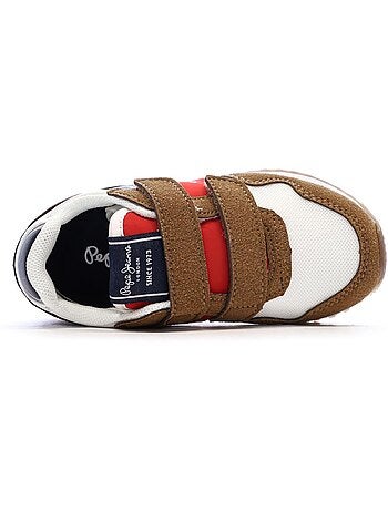 Sapatilhas castanhas para menino pepe jeans london life