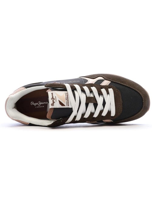 Sapatilhas Castanhas Pepe Jeans Brit Jump para Homem - Kiabi Sapatilhas Castanhas Pepe Jeans Brit Jump para Homem - Kiabi