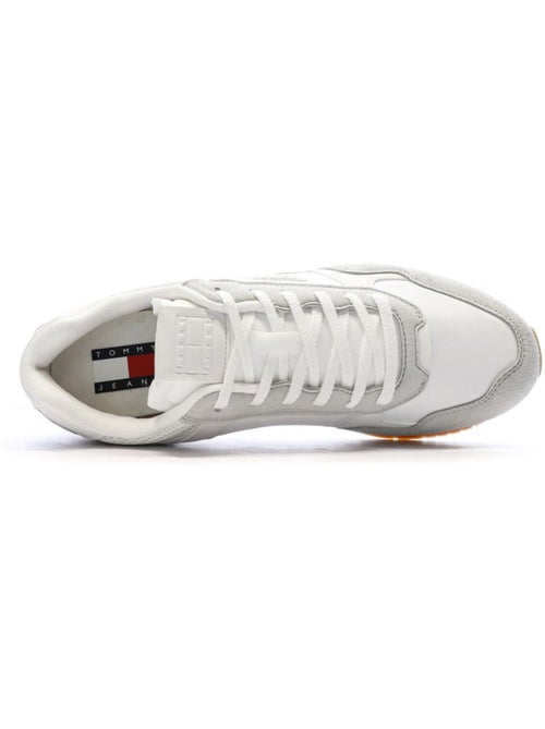 Sapatilhas Casuais Tommy Hilfiger para Homem Brancas e Cinzentas - Kiabi Sapatilhas Casuais Tommy Hilfiger para Homem Brancas e Cinzentas - Kiabi