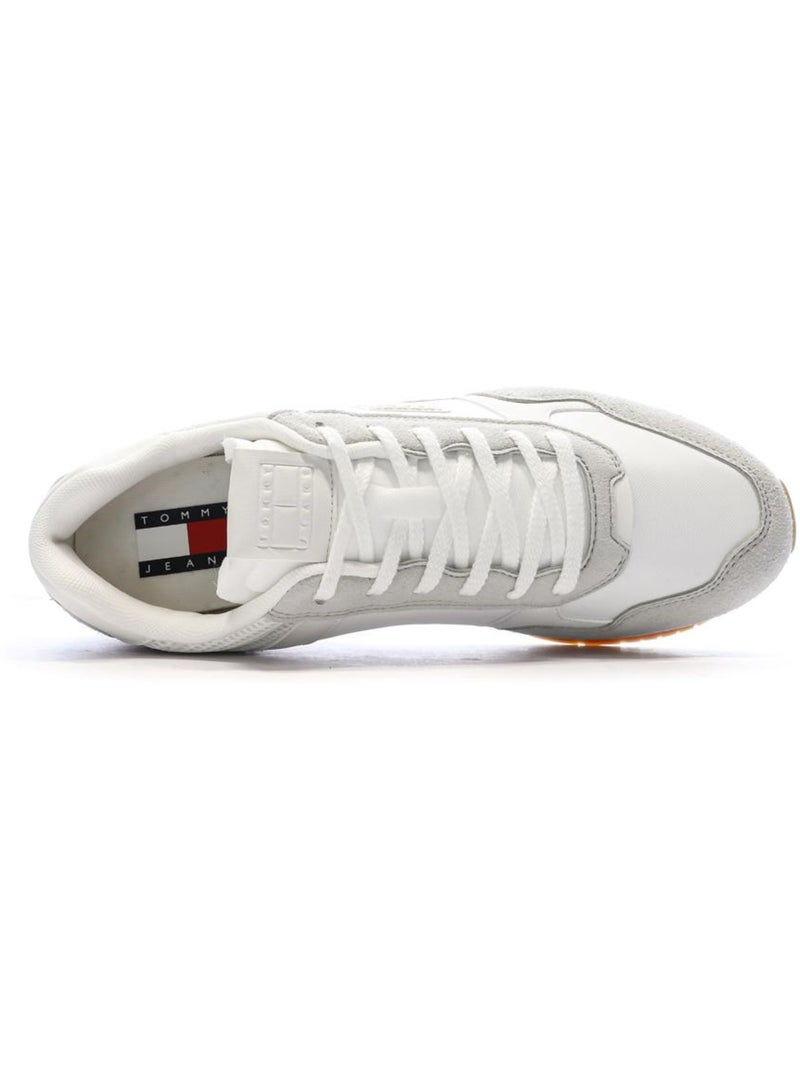 Sapatilhas Casuais Tommy Hilfiger para Homem Brancas e Cinzentas Cinza-prateado - Kiabi