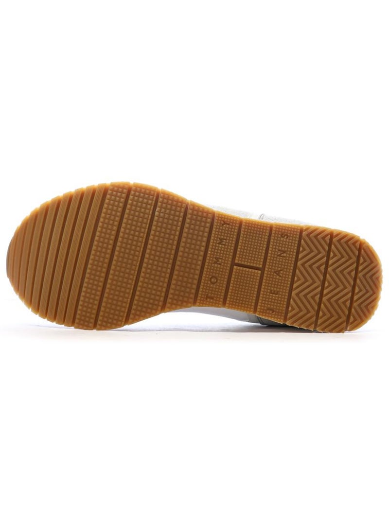 Sapatilhas Casuais Tommy Hilfiger para Homem Brancas e Cinzentas Cinza-prateado - Kiabi