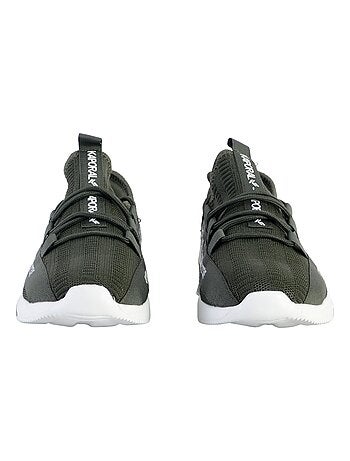 Sapatilhas casual kakis para homem kaporal dofino