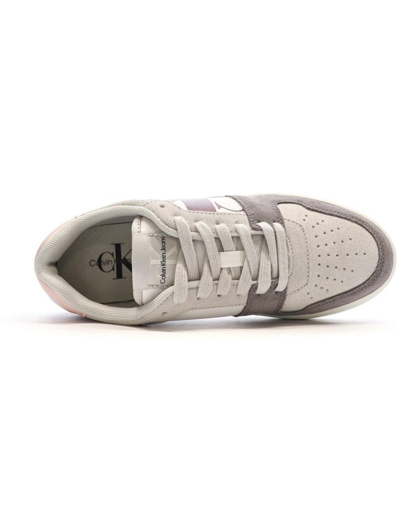 Sapatilhas Cinzentas de Mulher Calvin Klein Jeans Mushroom Cinza-prateado - Kiabi