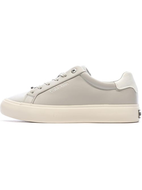 Sapatilhas Cinzentas de Renda Calvin Klein Jeans para Mulher - Kiabi Sapatilhas Cinzentas de Renda Calvin Klein Jeans para Mulher - Kiabi
