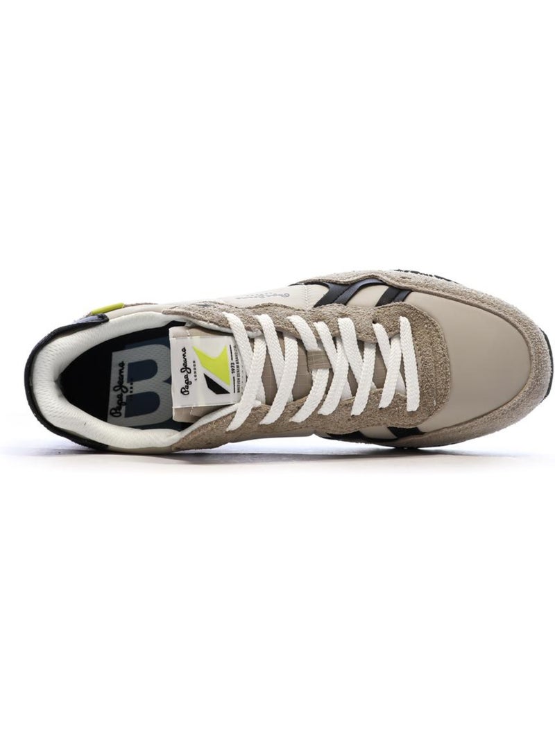 Sapatilhas Cinzentas Masculinas Pepe Jeans Brit Fly Bege - Kiabi