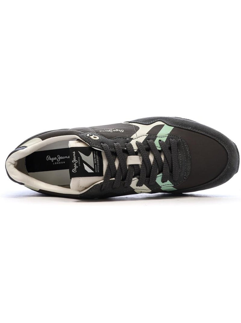 Sapatilhas cinzentas masculinas pepe jeans brit road Cinza-prateado - Kiabi