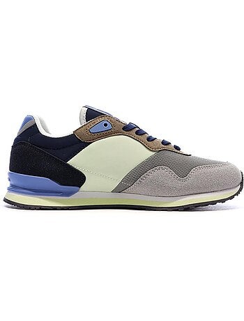Sapatilhas cinzentas masculinas pepe jeans london life