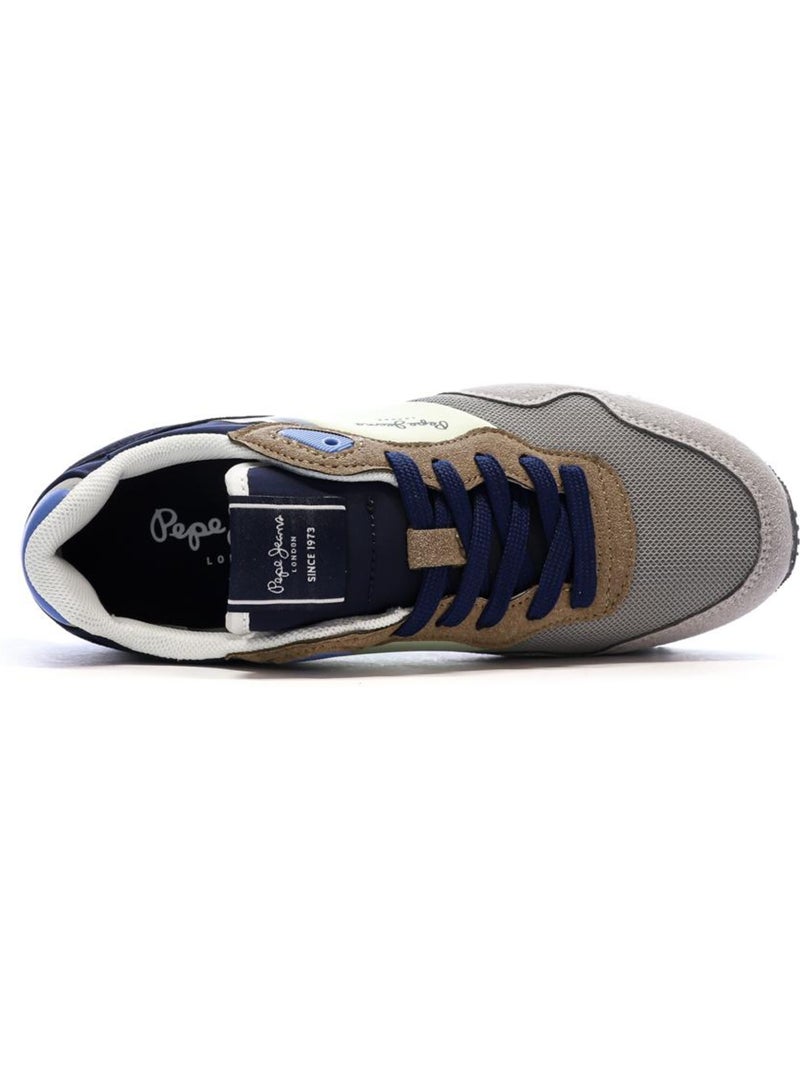 Sapatilhas cinzentas masculinas pepe jeans london life Cinza-prateado - Kiabi